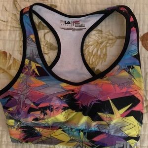 Woman’s Fila running sports bra and matching pants